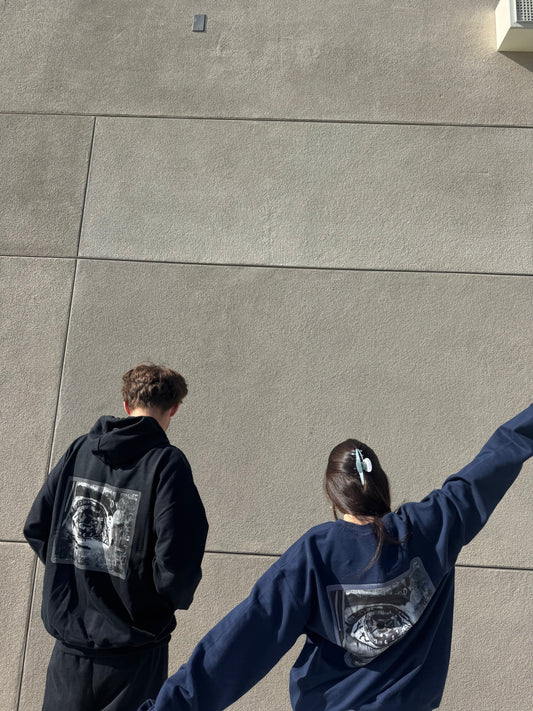 The process of creating the HJD Eye See You Sweat-Set