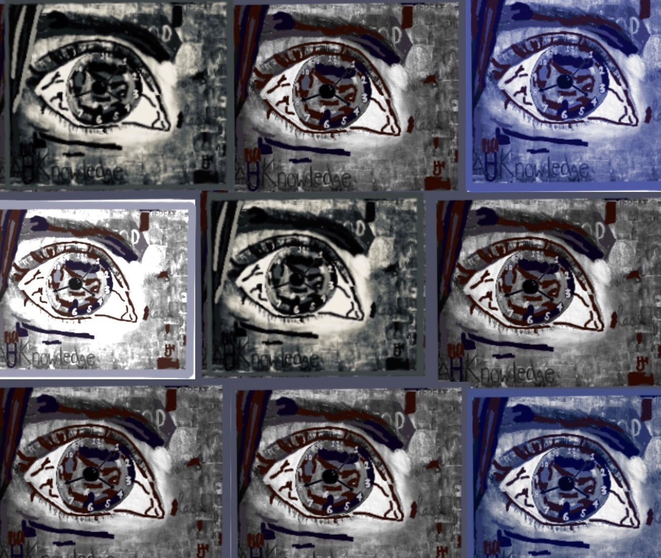 H:J:D eye of time capsule