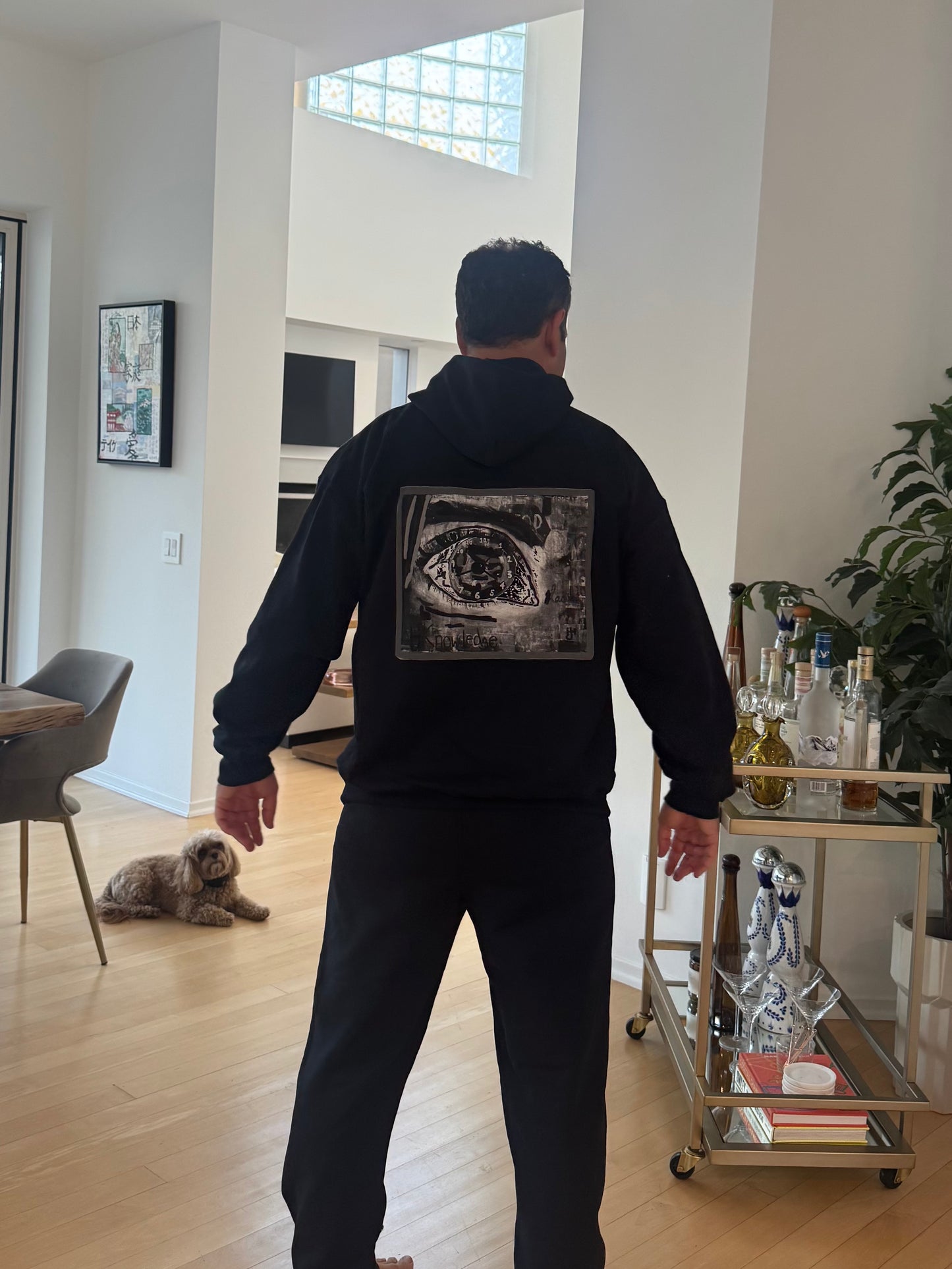 H:J:D eye of time hoodie